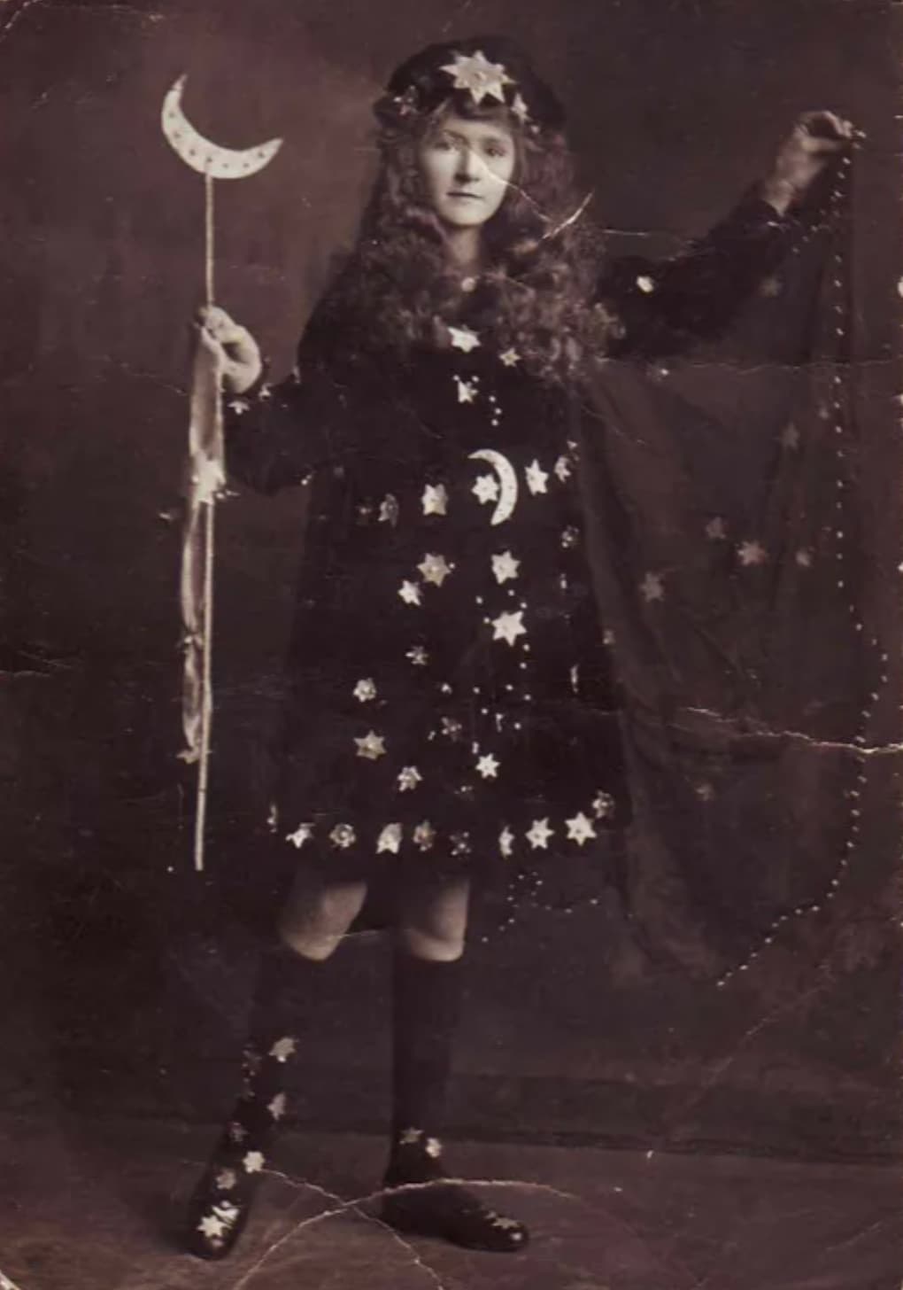 1920s vintage witch costume - 2